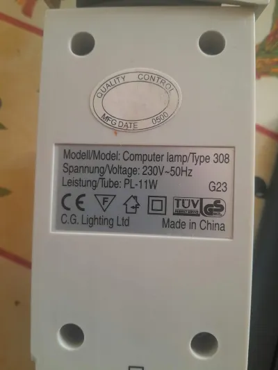 Lampe  de bureau  fluorescente articulée - photo 4