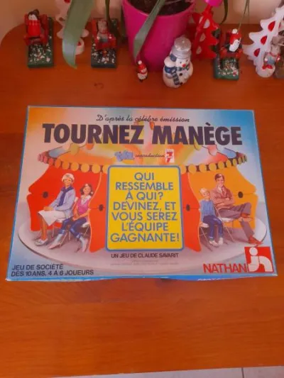 Jeu societe tournez manège nathan 1987 - photo 2