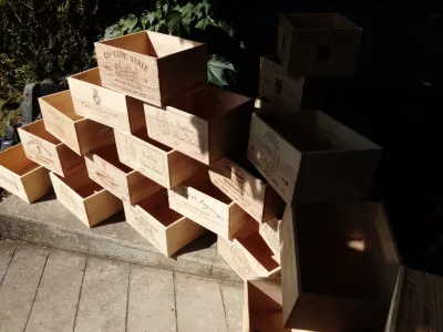 Caisses de vin 6 bouteilles (vides ! ) - Bricolage