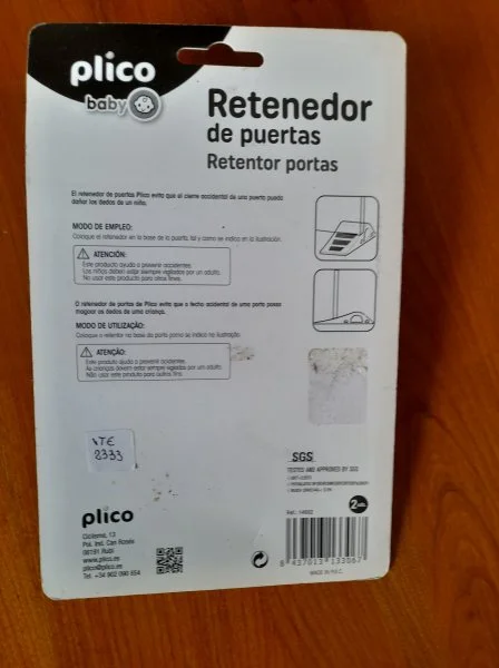 Paquet de 2 cales porte en plastique - Bricolage - Saint-Satur (18300)