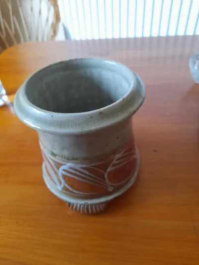 Pot en grès verni à trou - photo 2