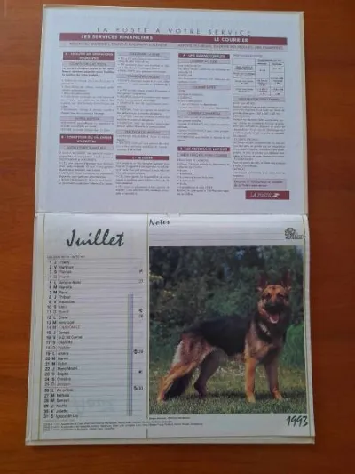 Almanach du facteur 1993 - la poste - photo 3