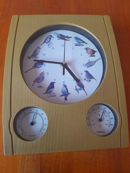 Pendule thermomètre baromètre oiseau - Décoration - Saint-Satur (18300)