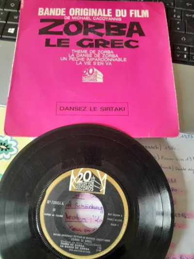 45t " zorba le grec " - CD, DVD & Vinyles - Saint-Satur (18300)