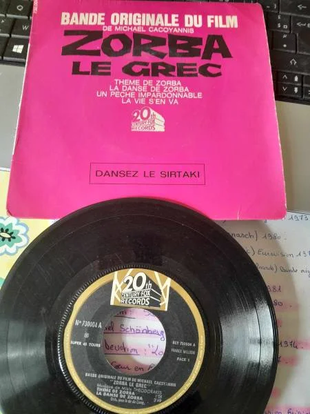 45t " zorba le grec " - CD, DVD & Vinyles - Saint-Satur (18300)