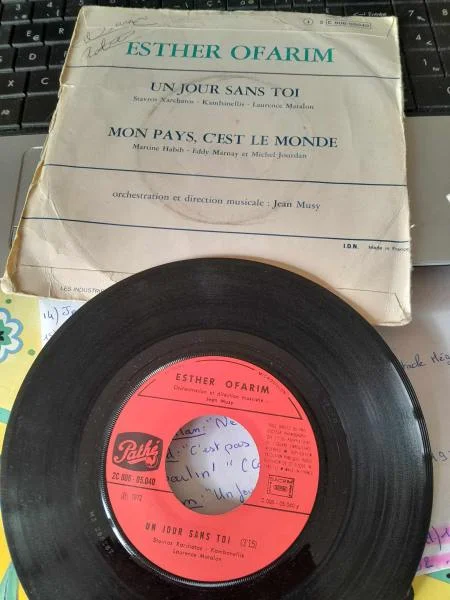 45t " esther ofarim " - CD, DVD & Vinyles - Saint-Satur (18300)