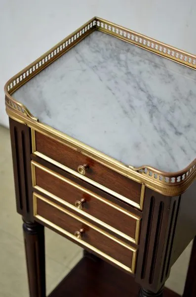 Paire de chevets de style louis xvi - photo 4
