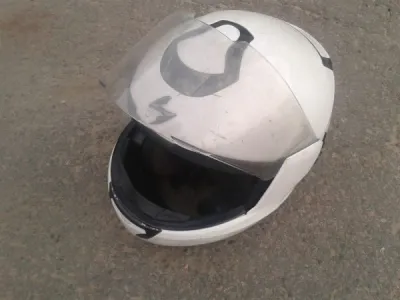 Casque moto intégral blanc - photo 3