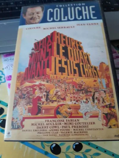 Cassette vhs " coluche " - photo 2