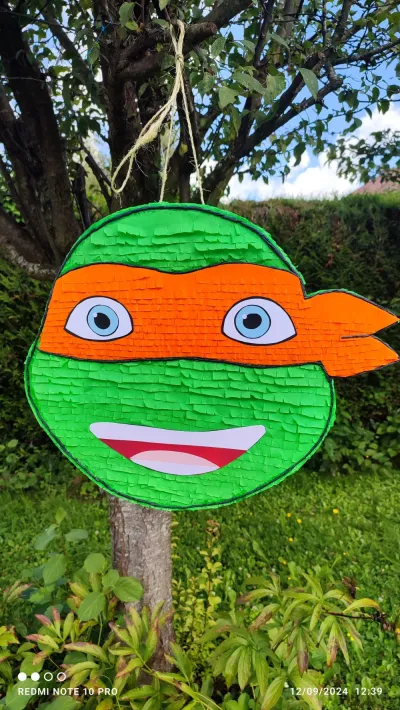 Pinata Tortue Ninja Michelangelo H40xP12xL41cm - Jeux & Jouets - Bussy-Saint-Georges (77600)