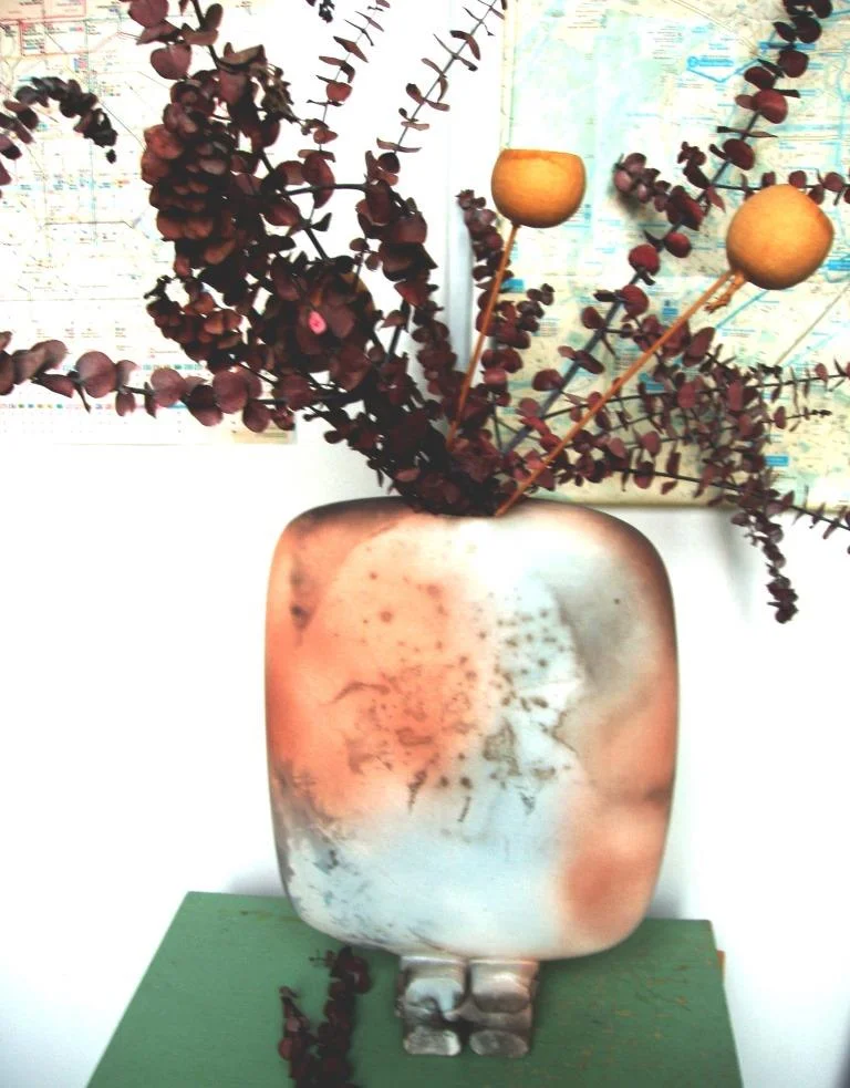 Vase Fait Main Art Américain En Céramique H 38 cm - Décoration - Paris 16e Arrondissement (75016)