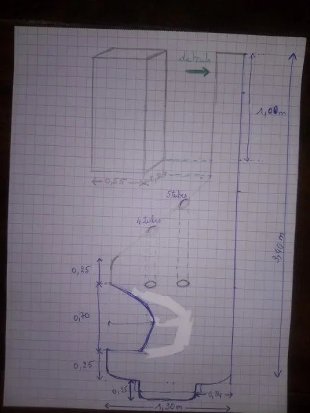 Cheminée contemporaine - BTP & Chantier - Montmaur (11320)