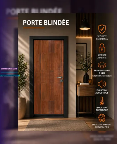 Porte blindée pour votre entrée de maison - photo 2