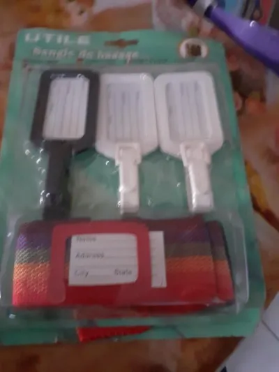Sangle de bagage + 3 labels - Autres Loisirs