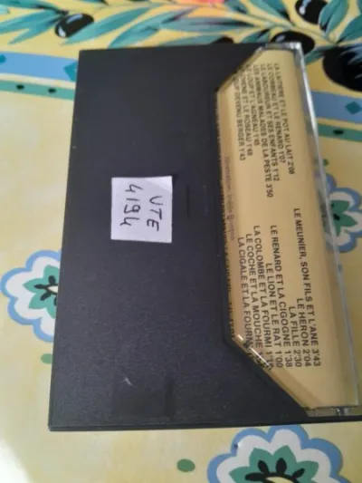 Cassette audio " les fables de la fontaine " - photo 3