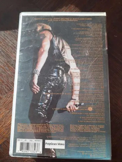 Cassette vhs "johnny hallyday" - photo 2