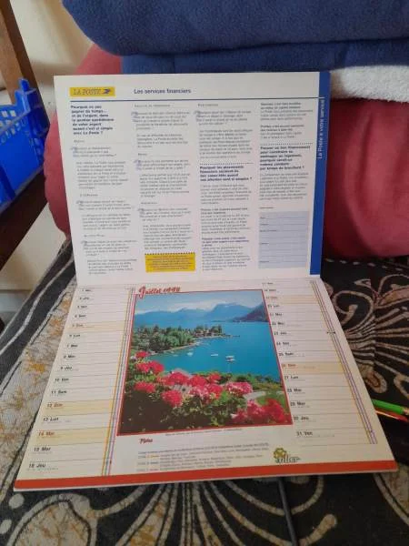 Almanach du facteur 1998 - la poste - Collection - Saint-Satur (18300)