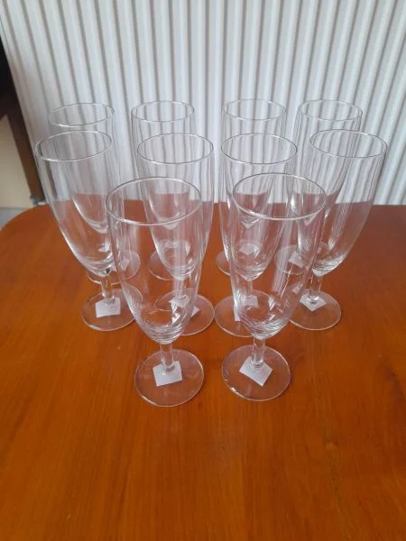 Lot 10 flutes à champagne - Collection - Saint-Satur (18300)