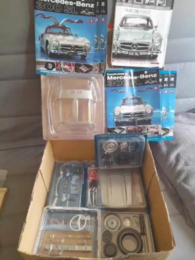 Eaglemoss lot pièces maquette en métal mercedes - photo 2