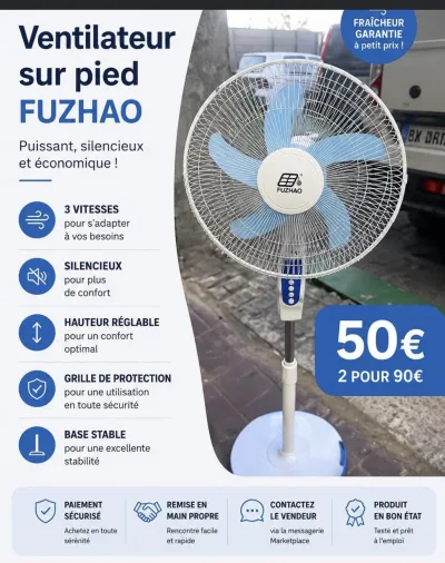 Ventilateur neuf disponible immédiatement - Électroménager