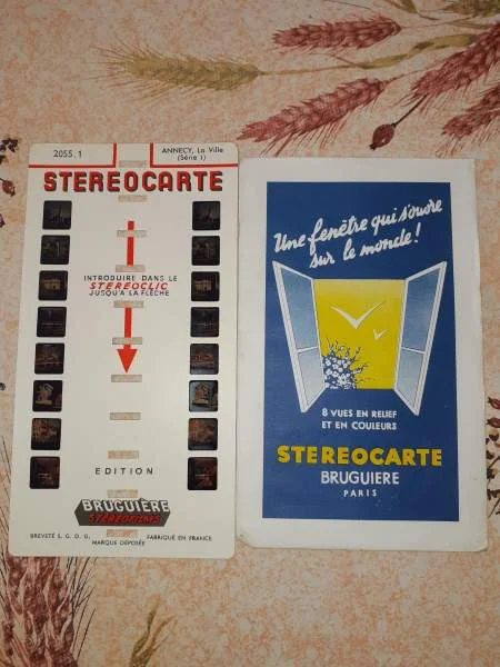 Stéréocarte 2055 annecy (1) "la ville " - Collection - Saint-Satur (18300)