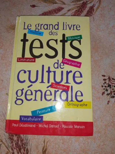 Le grand livre du test de culture général - Livres - Saint-Satur (18300)