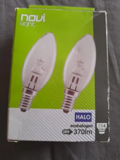 Lot de 2 ampoules classique halogènes économique - Bricolage