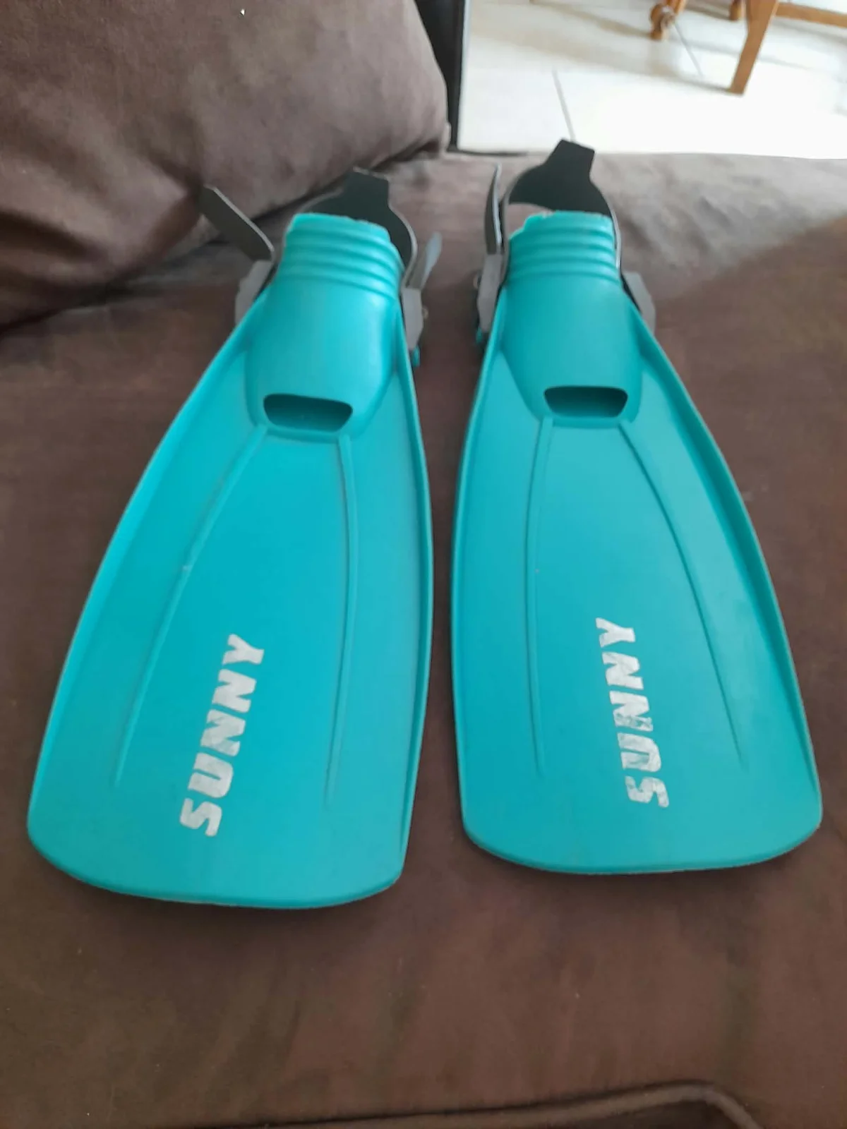 Sunny -  Paire de palmes Turquoise Enfant - Sport - Saint-Satur (18300)