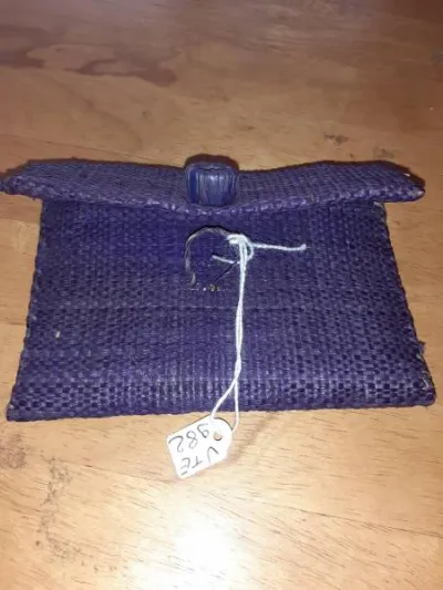 Porte monnaie en paille tissée - Sacs & Maroquinerie - Saint-Satur (18300)