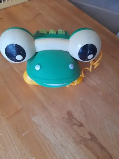 Ancien jouet grenouille roulante hochet téléphone - Jeux & Jouets - Saint-Satur (18300)