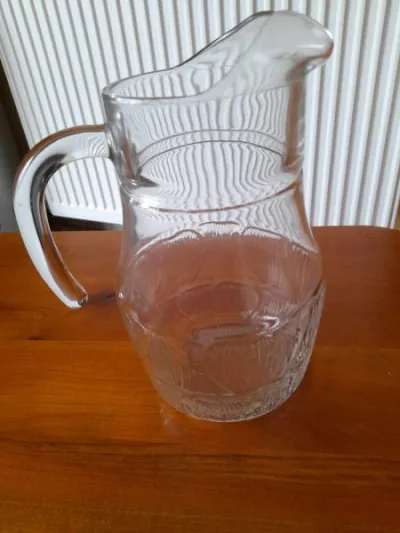 Pichet vintage arcoroc fleur - photo 3