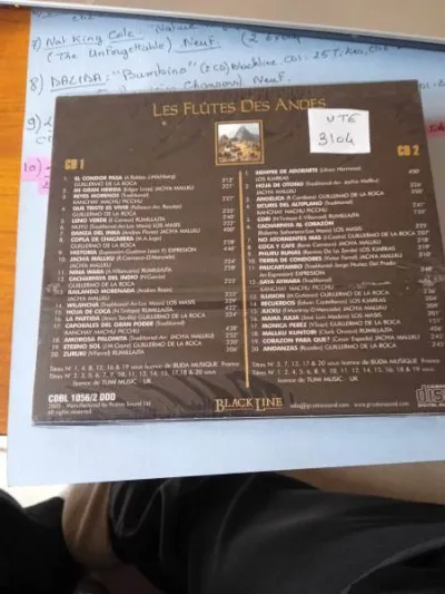 Cd " les flutes des andes " - CD, DVD & Vinyles - Saint-Satur (18300)