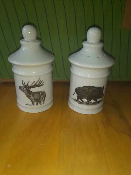 Ensemble sel et poivre porcelaine avignon gdv - Collection - Saint-Satur (18300)