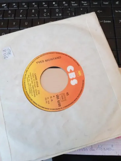 45t " yves montand " - photo 2