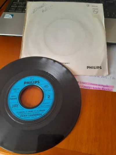 45t " vicky leandros " - CD, DVD & Vinyles - Saint-Satur (18300)