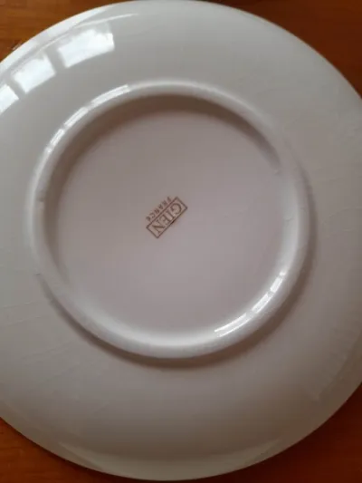 Lot 6 assiettes fromage faïence de gien - Collection - Saint-Satur (18300)