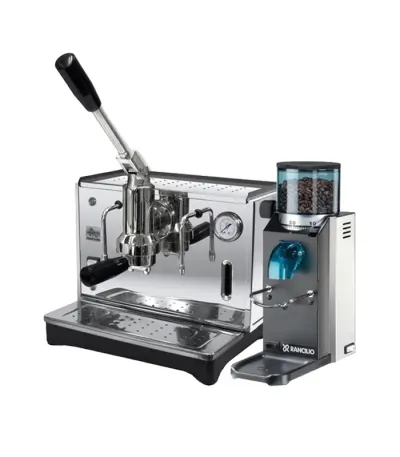 Machine à café Ponte Vecchio Lusso 1Gr Chrome & Ra - Électroménager