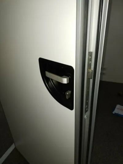 Cloison mobile algaflex avec porte intégrée - photo 2