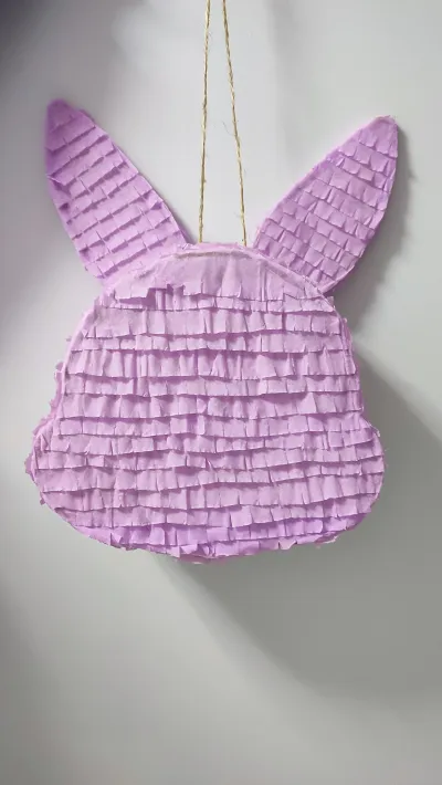 Pinata Lapin Pâques Fait Main Neuf [H47xP10xL30CM] - photo 2