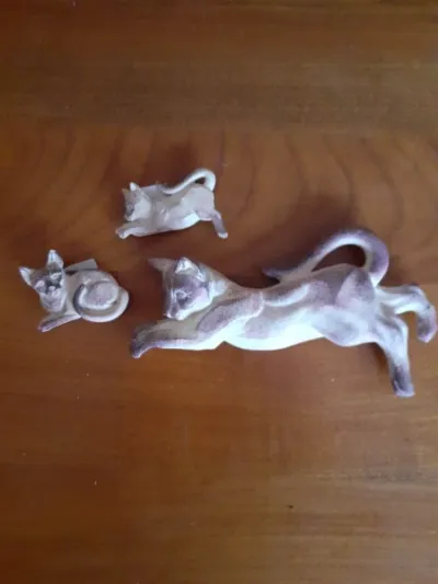 Lot 3 aimants " chat " - réfrégirateur , tableaux - photo 4