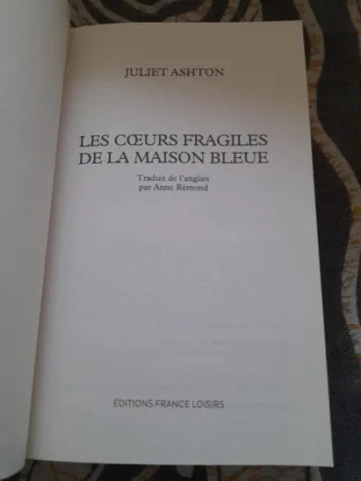 Les coeurs fragiles de la maison bleue - juliet as - Livres - Saint-Satur (18300)