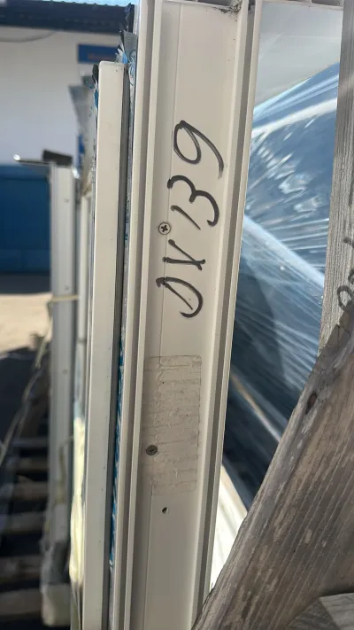 Fenêtre pvc blanc un vantail Haut 1430 / Larg 970 - photo 2
