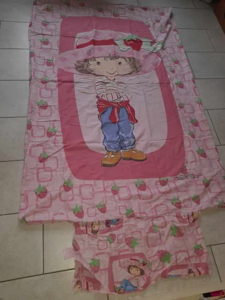 Parure housse de couette charlotte aux fraises - Meubles - Saint-Satur (18300)