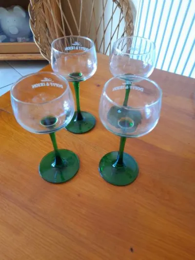 Lot 4 verres à vin alsace dopff et irion - luminar - photo 2