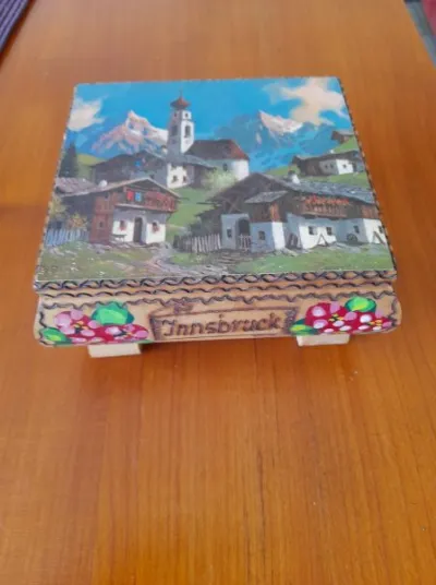 Boite à bijoux en bois " innsbruck " - photo 2