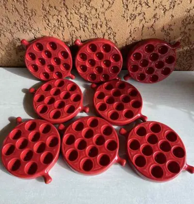 8 plats à escargots 12 trous céramique - Collection