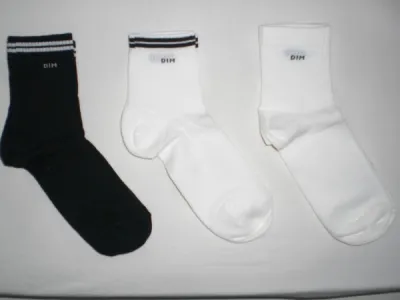 3 paires mi-chaussette dim ou 3 paires mi-ch neuve - Vêtements Femme - Sochaux (25600)