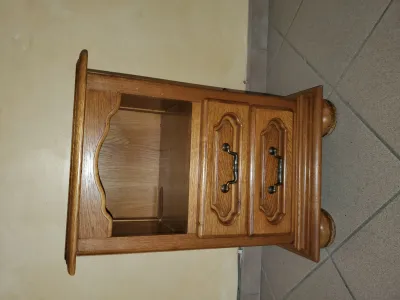 Petit meuble genre table de nuit avec niche et 2 t - photo 2