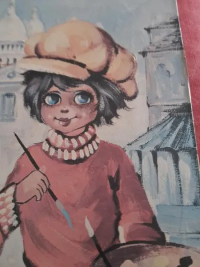 Affiche tableau enfant poulbot parisien - photo 2