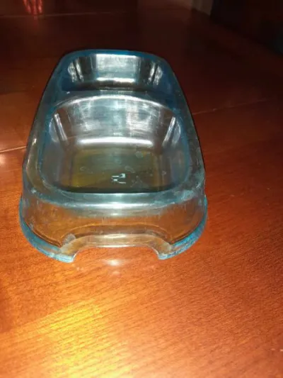 Gamelle en plastique double bacs pour chat - photo 2